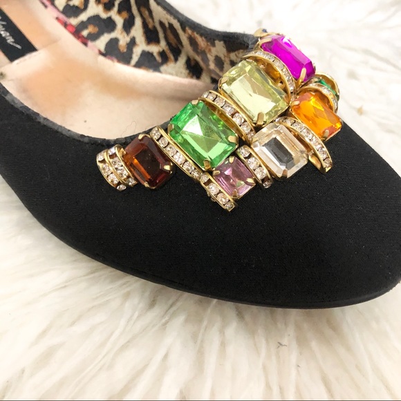 Vintage Beverly Feldman Bejeweled Flats - Picture 4 of 10